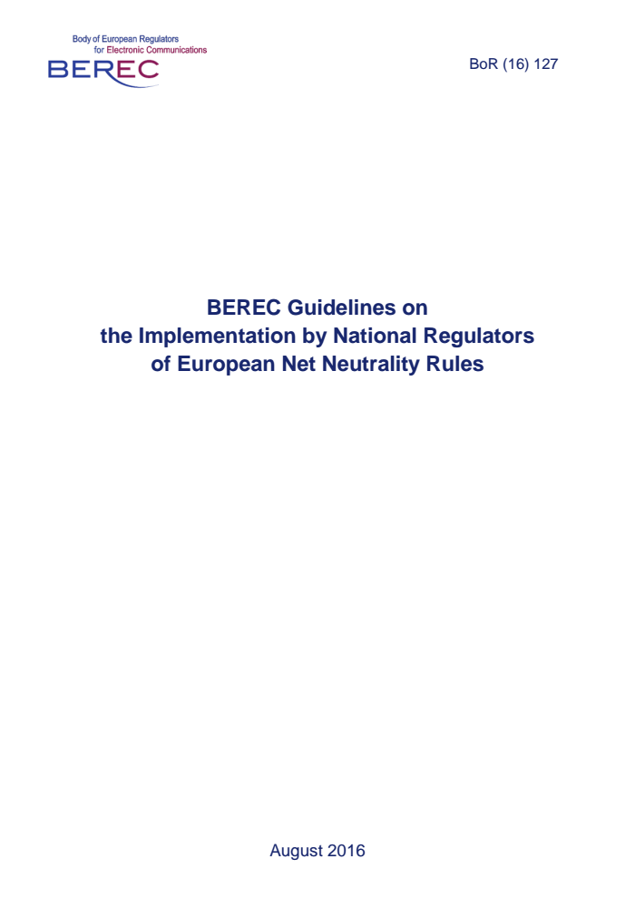 6160 Berec Guidelines On The Implementation B 0 DocumentCloud