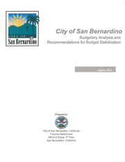 San Bernardino bankruptcy report