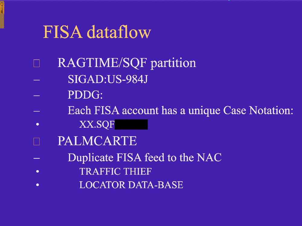 Page 1 from FISA dataflow