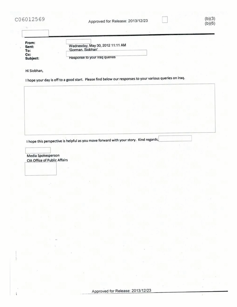 Page 102 from Email Correspondence Between Reporters and CIA Flacks