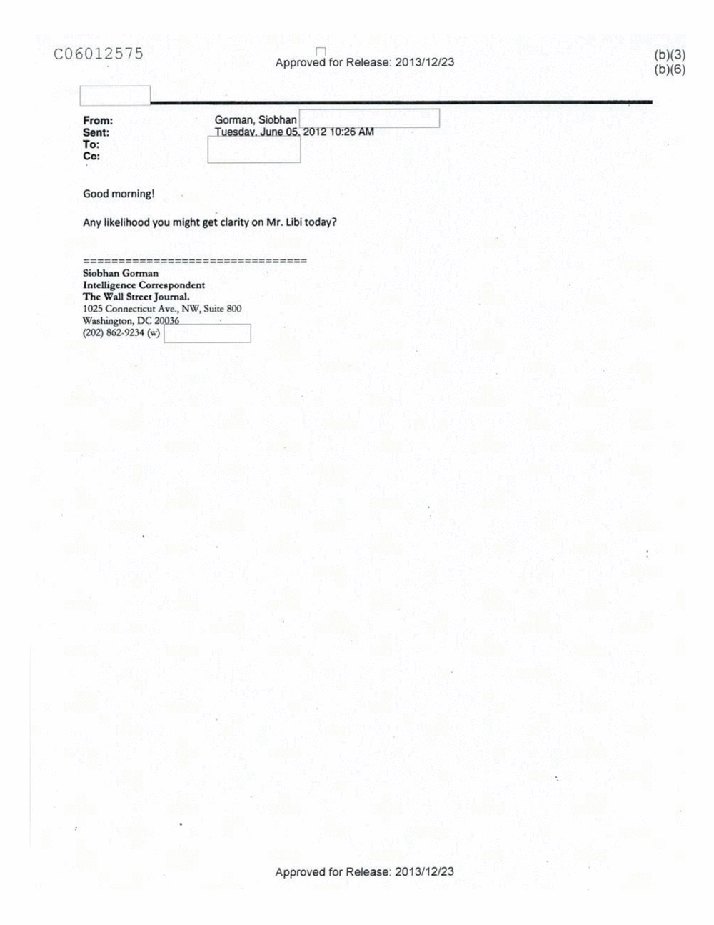 Page 110 from Email Correspondence Between Reporters and CIA Flacks