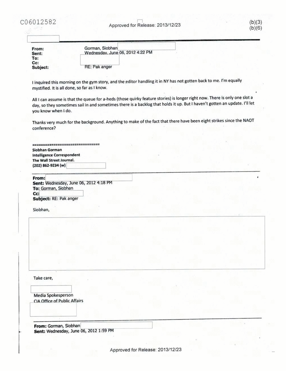 Page 123 from Email Correspondence Between Reporters and CIA Flacks