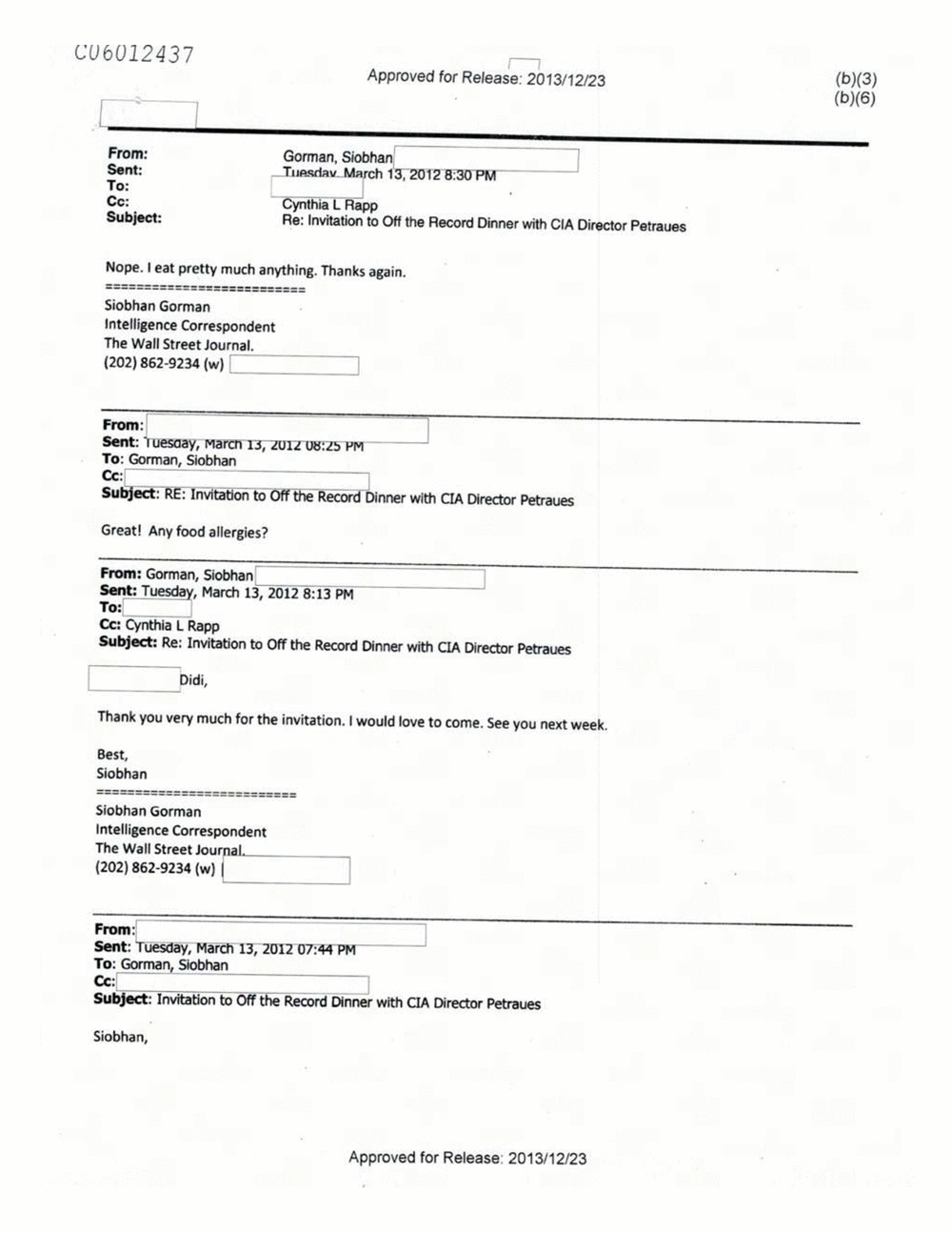 Page 18 from Email Correspondence Between Reporters and CIA Flacks