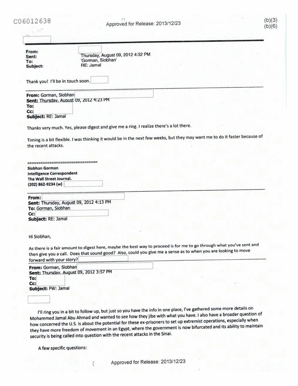 Page 202 from Email Correspondence Between Reporters and CIA Flacks