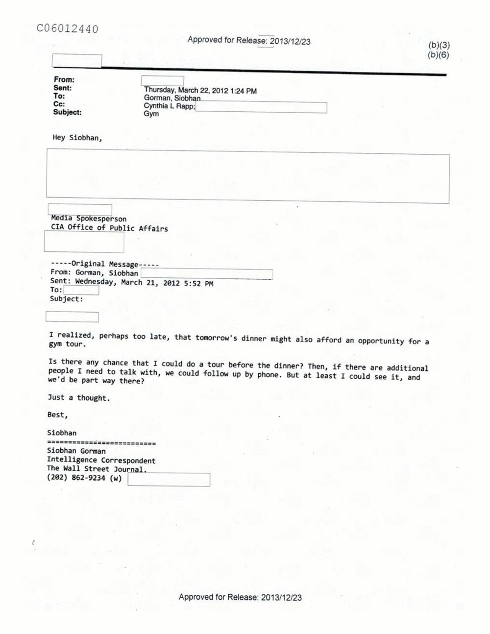 Page 24 from Email Correspondence Between Reporters and CIA Flacks