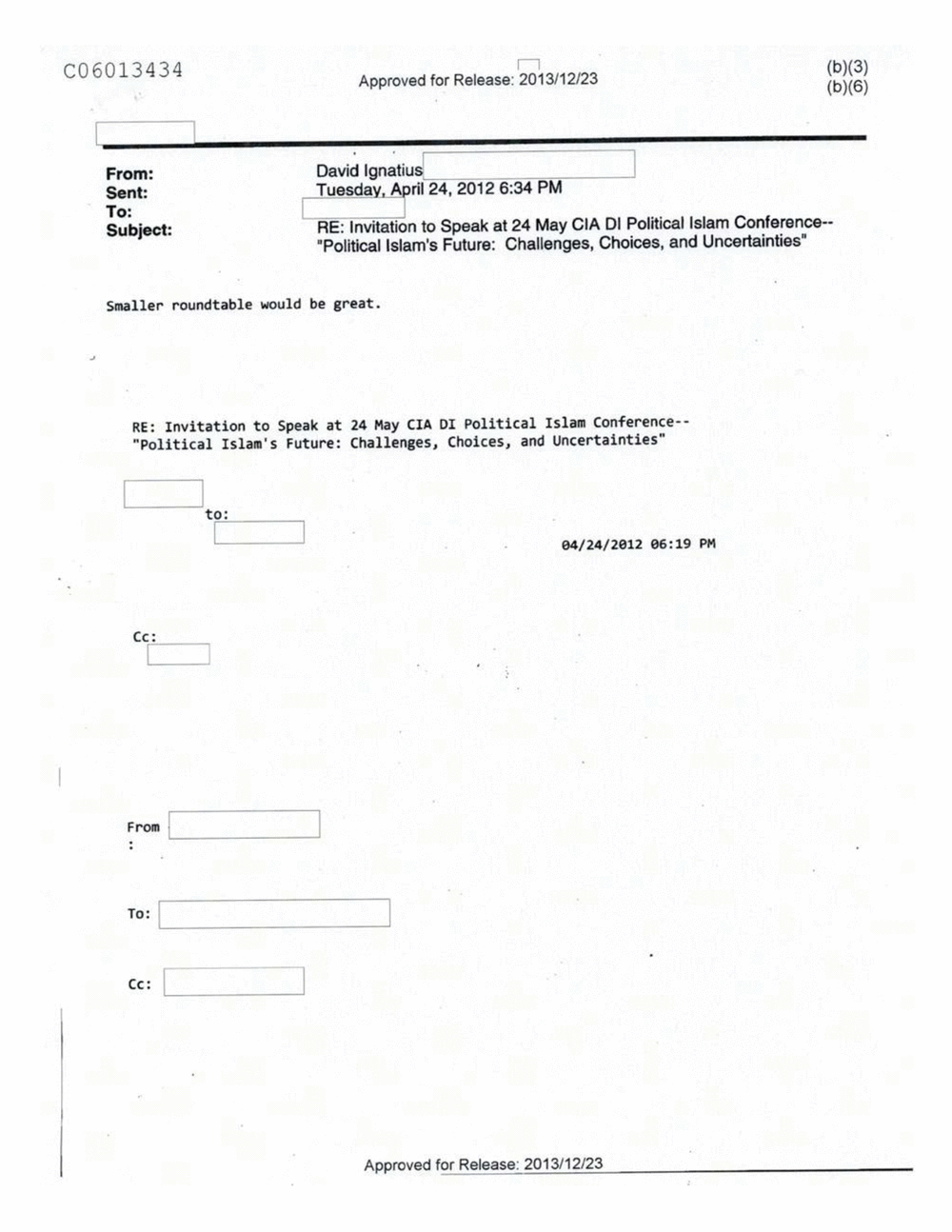Page 294 from Email Correspondence Between Reporters and CIA Flacks