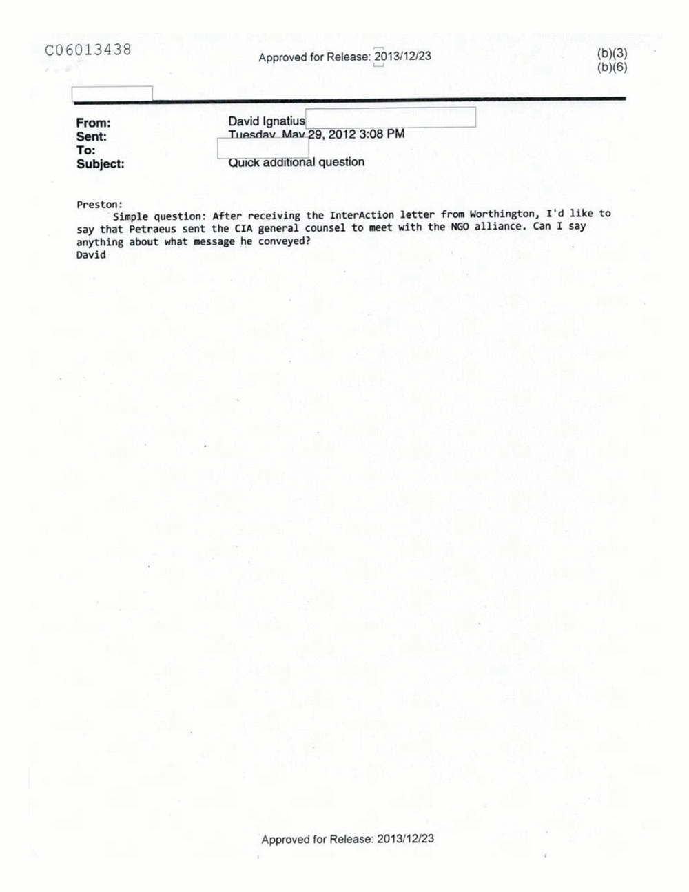 Page 301 from Email Correspondence Between Reporters and CIA Flacks