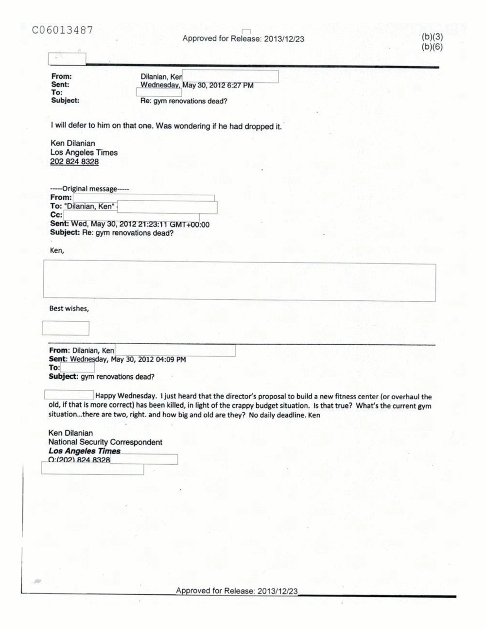 Page 334 from Email Correspondence Between Reporters and CIA Flacks