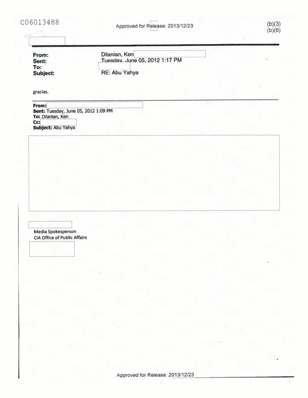 Page 337 from Email Correspondence Between Reporters and CIA Flacks