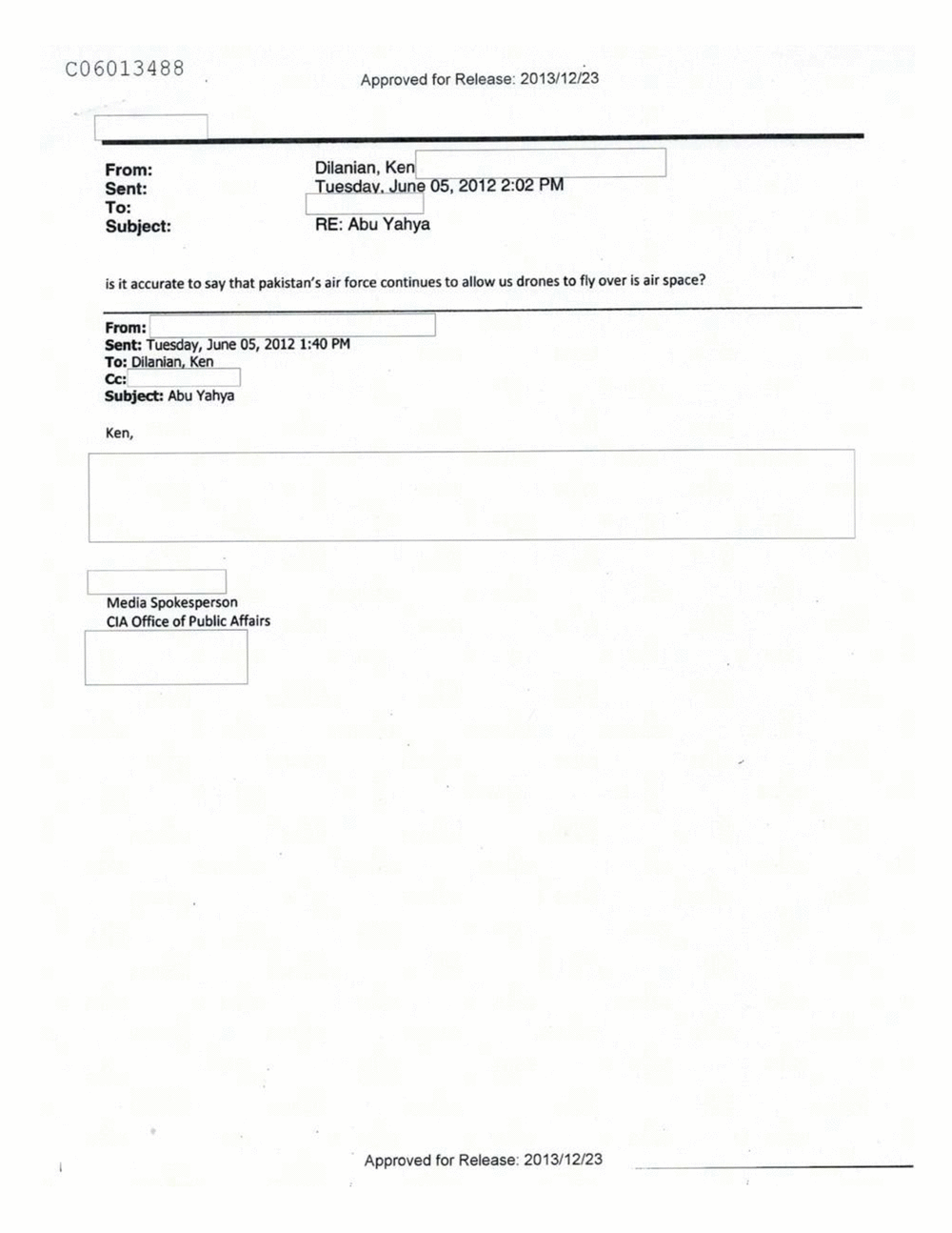 Page 339 from Email Correspondence Between Reporters and CIA Flacks
