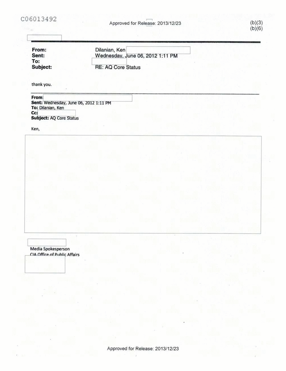 Page 342 from Email Correspondence Between Reporters and CIA Flacks