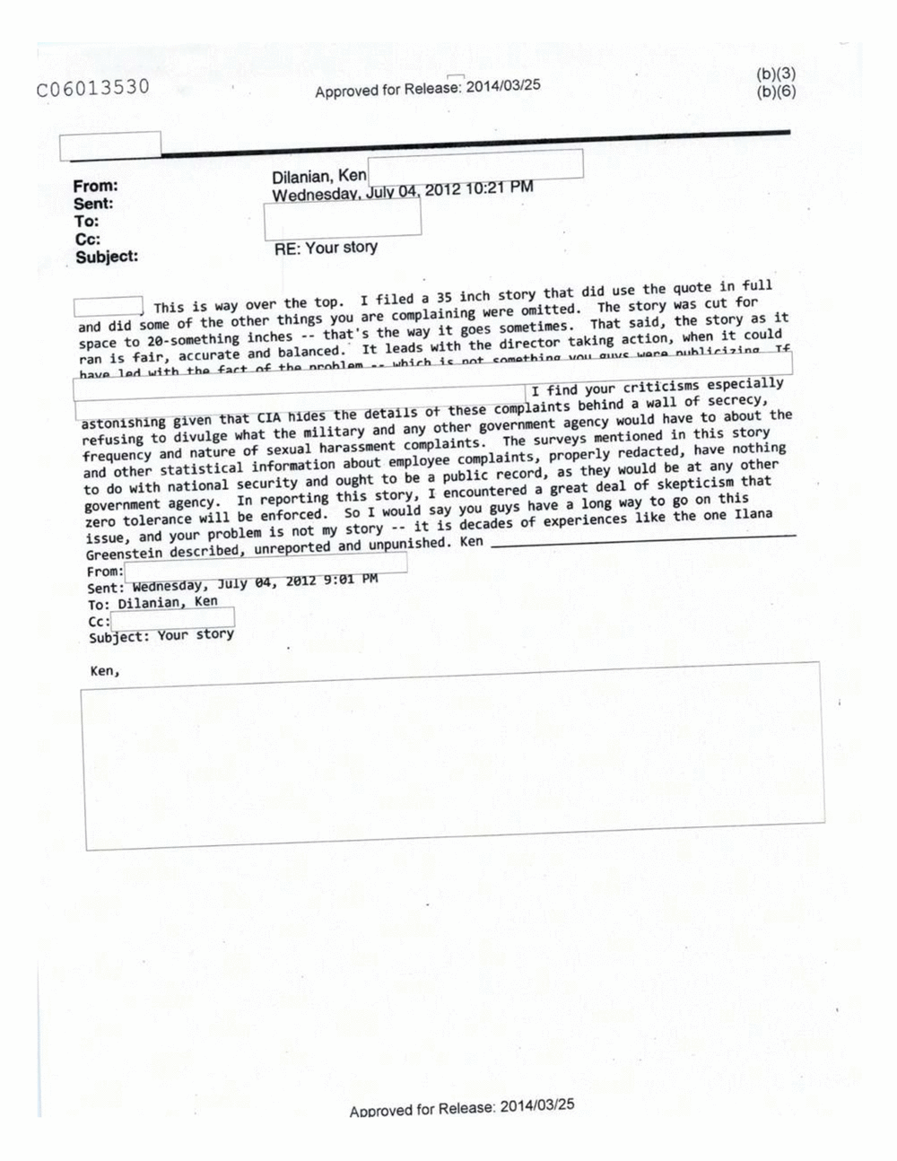 Page 369 from Email Correspondence Between Reporters and CIA Flacks