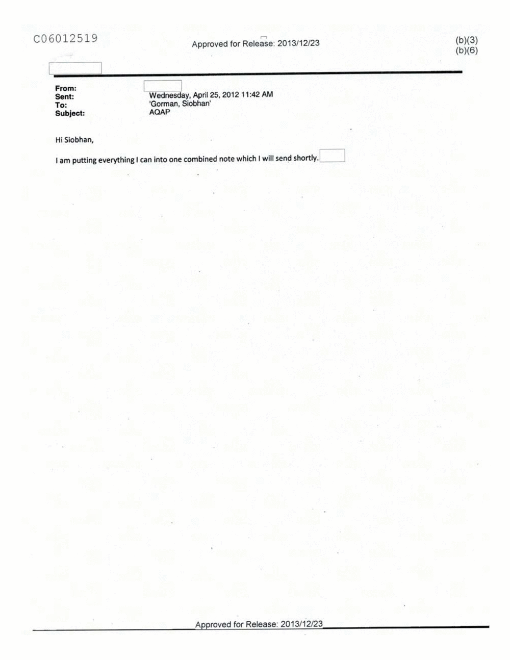Page 39 from Email Correspondence Between Reporters and CIA Flacks