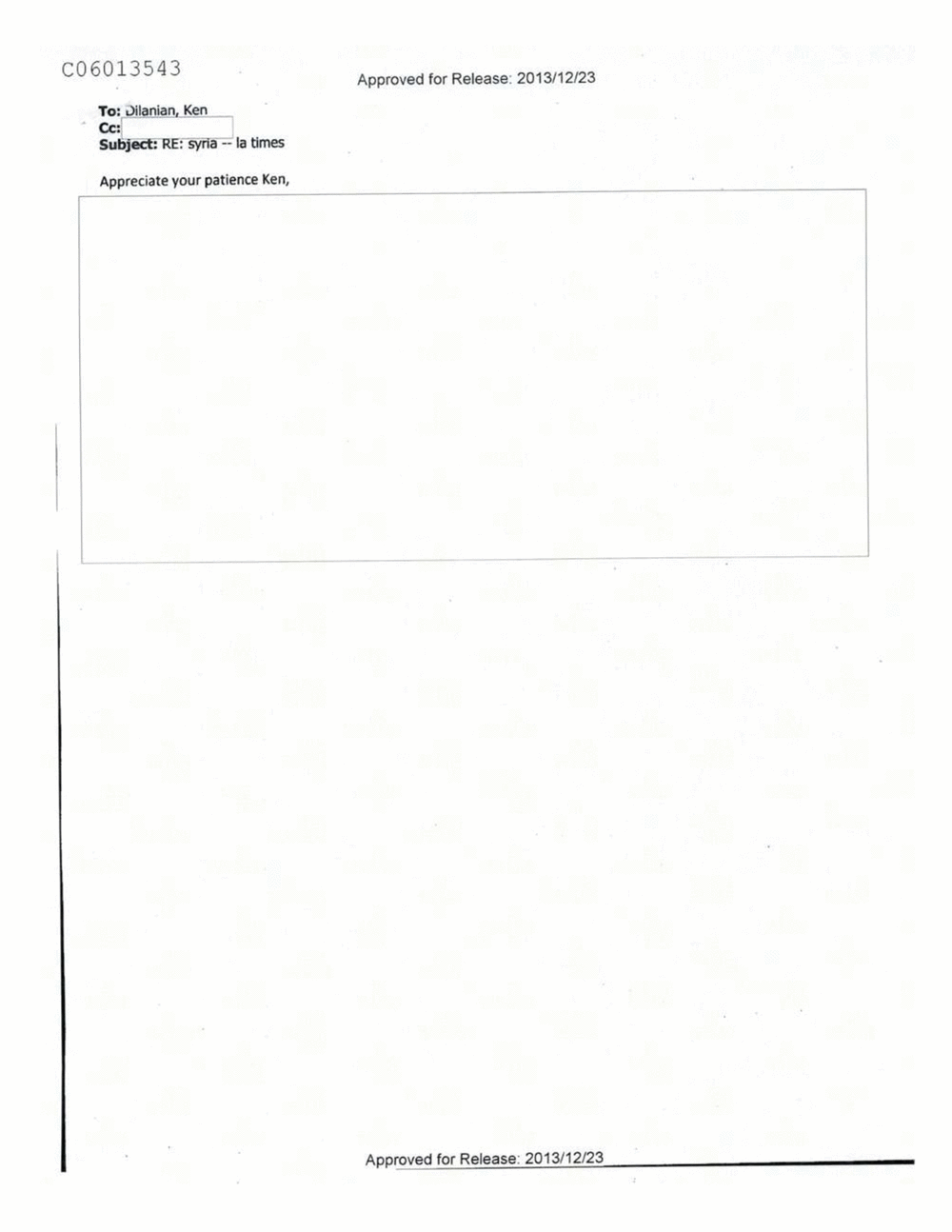 Page 404 from Email Correspondence Between Reporters and CIA Flacks