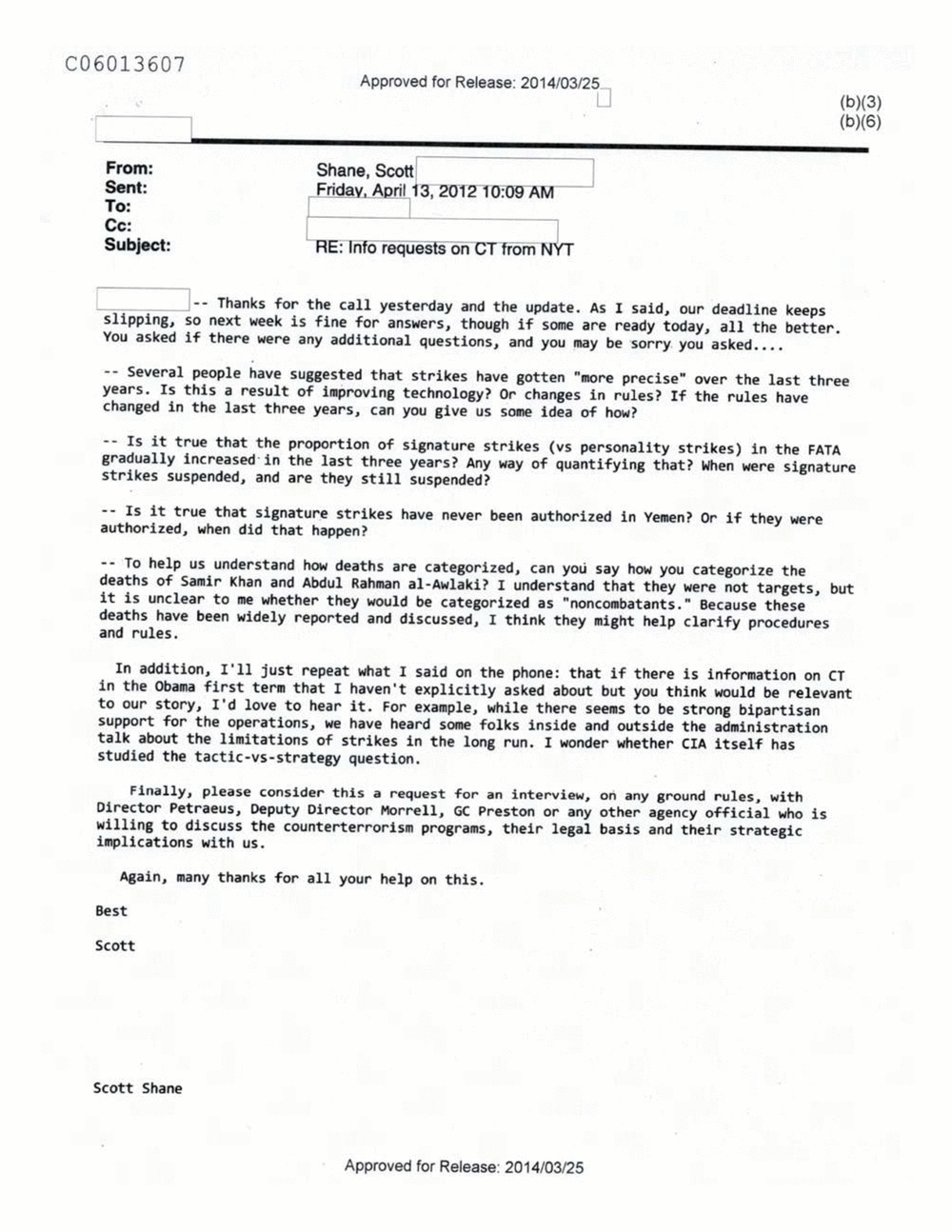 Page 416 from Email Correspondence Between Reporters and CIA Flacks