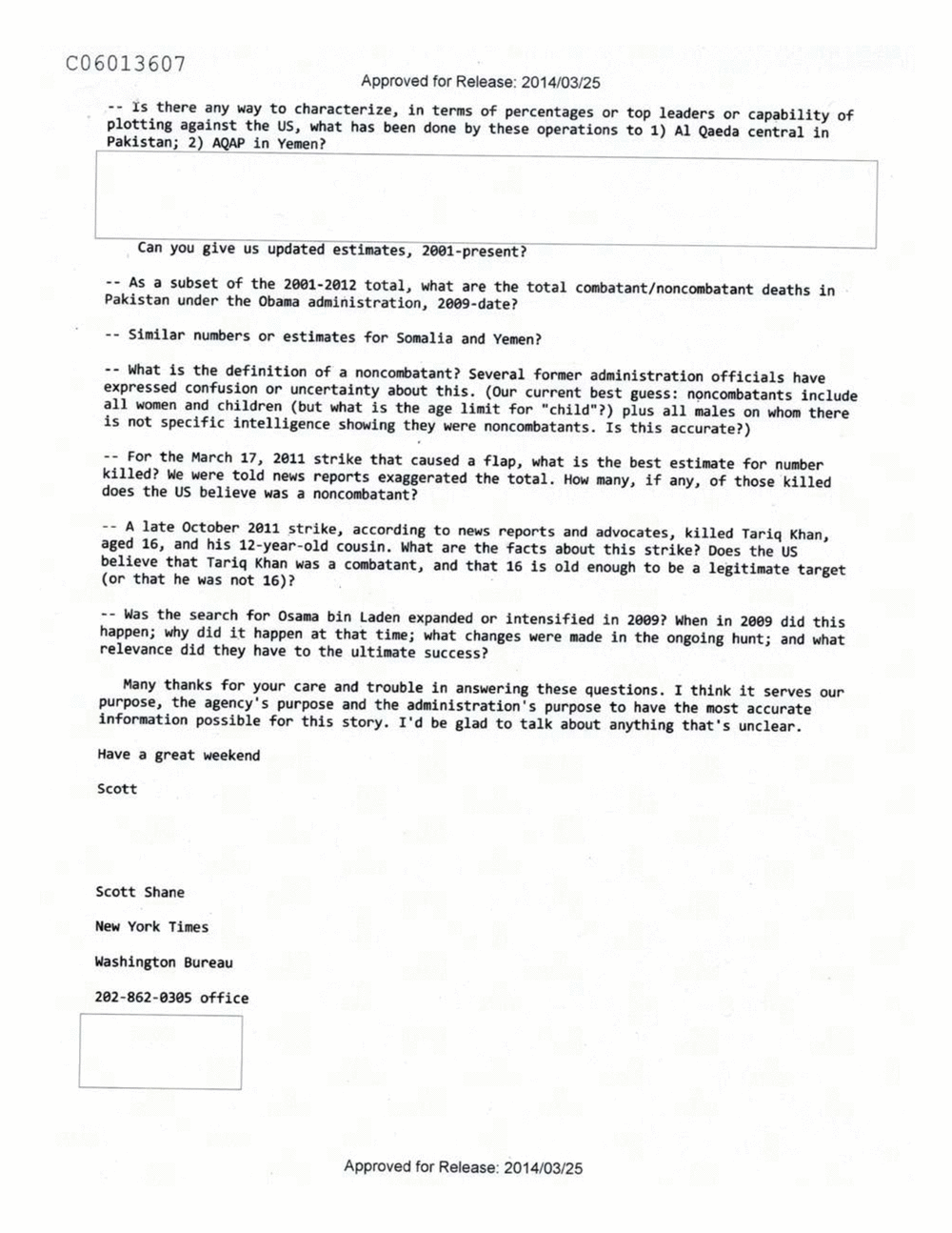 Page 418 from Email Correspondence Between Reporters and CIA Flacks