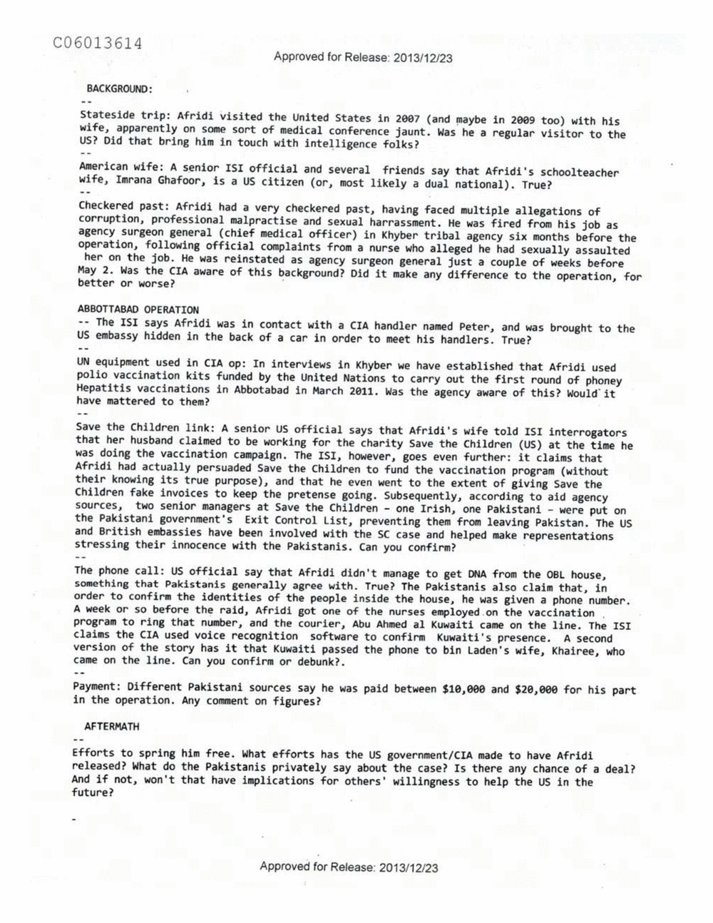 Page 435 from Email Correspondence Between Reporters and CIA Flacks
