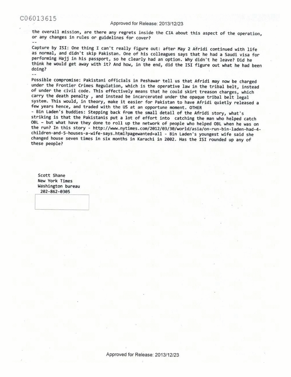 Page 440 from Email Correspondence Between Reporters and CIA Flacks