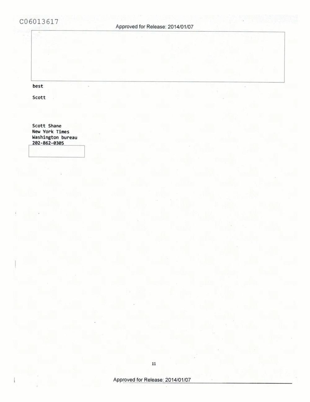 Page 447 from Email Correspondence Between Reporters and CIA Flacks