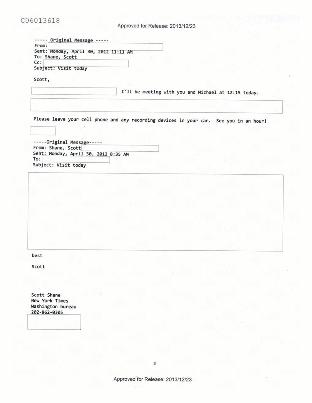 Page 450 from Email Correspondence Between Reporters and CIA Flacks