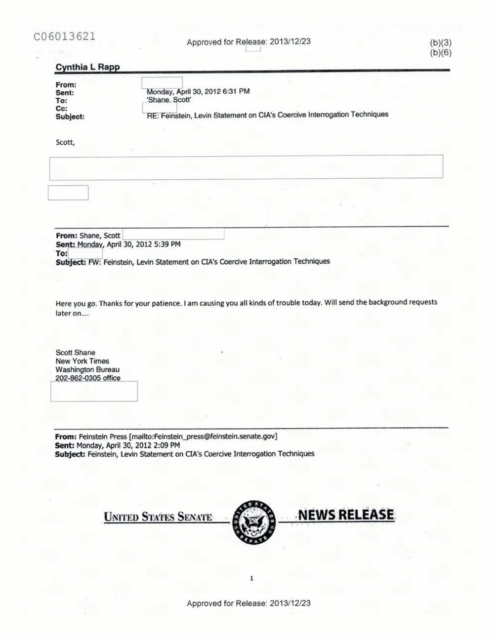 Page 455 from Email Correspondence Between Reporters and CIA Flacks