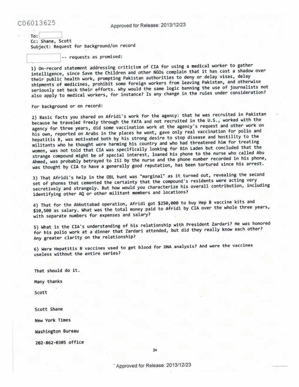 Page 462 from Email Correspondence Between Reporters and CIA Flacks