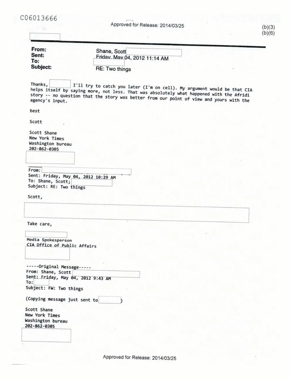 Page 514 from Email Correspondence Between Reporters and CIA Flacks