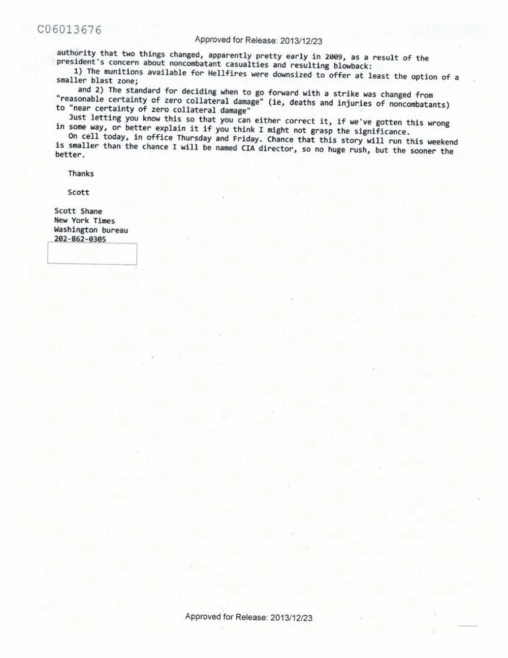 Page 531 from Email Correspondence Between Reporters and CIA Flacks