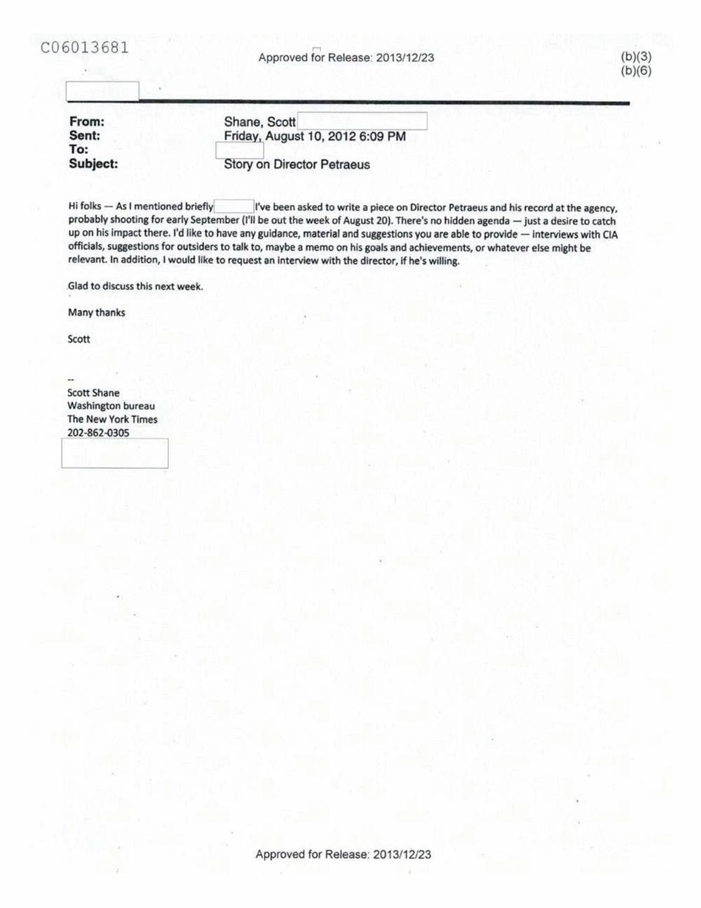 Page 538 from Email Correspondence Between Reporters and CIA Flacks