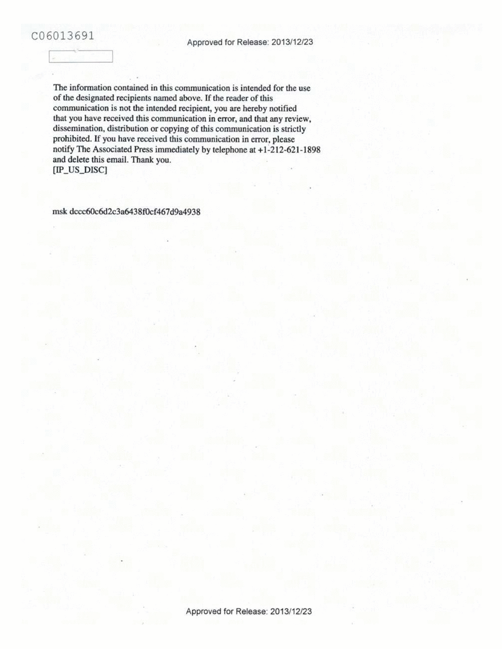 Page 551 from Email Correspondence Between Reporters and CIA Flacks