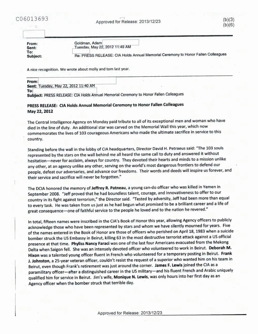 Page 554 from Email Correspondence Between Reporters and CIA Flacks