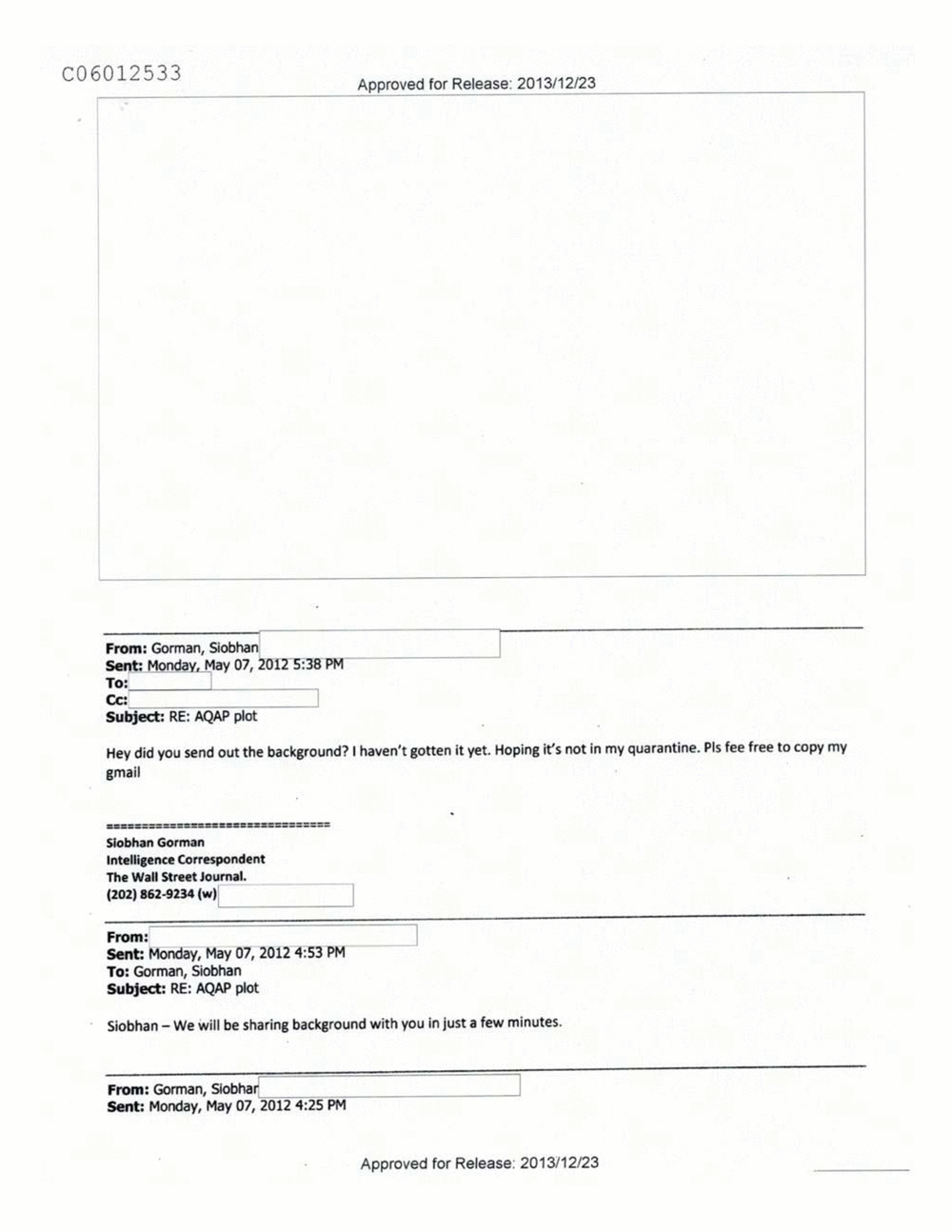 Page 65 from Email Correspondence Between Reporters and CIA Flacks