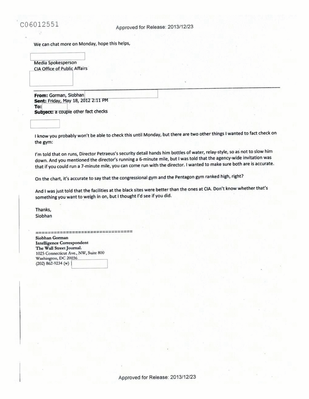Page 88 from Email Correspondence Between Reporters and CIA Flacks