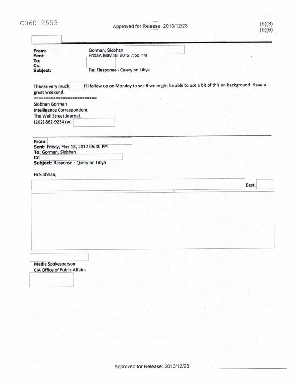 Page 90 from Email Correspondence Between Reporters and CIA Flacks