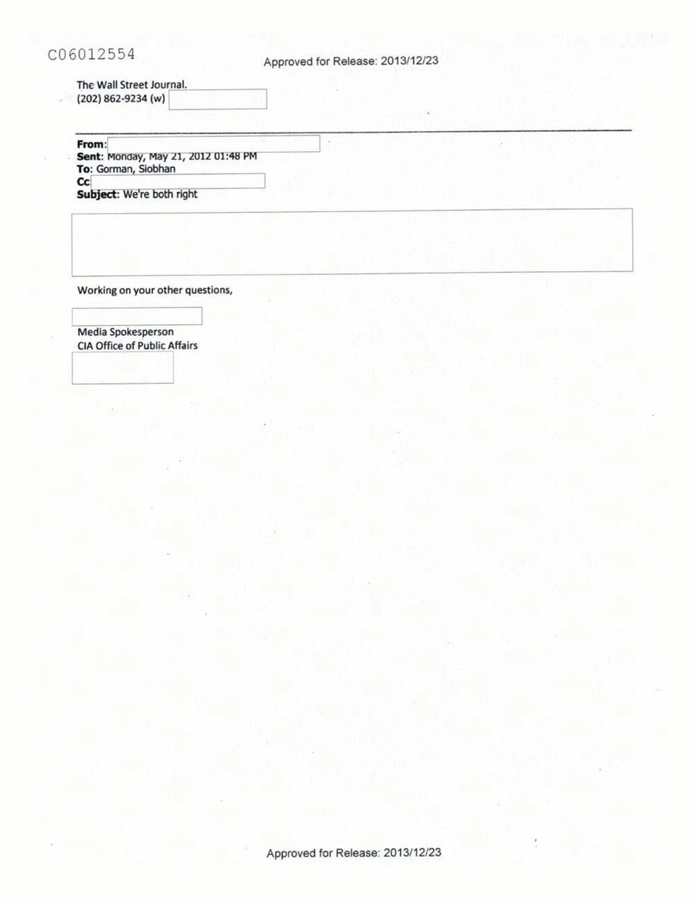 Page 93 from Email Correspondence Between Reporters and CIA Flacks