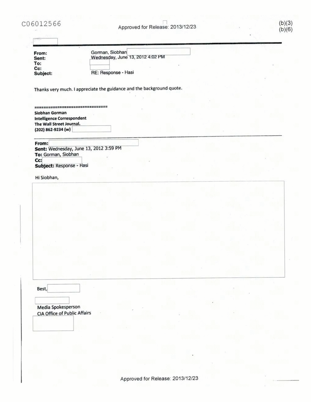 Page 97 from Email Correspondence Between Reporters and CIA Flacks