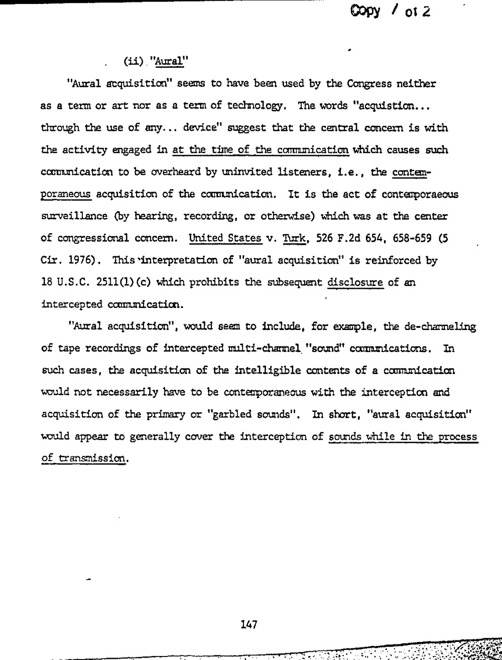 Page 155 from Report on Inquiry Into CIA Related Electronic Surveillance Activities