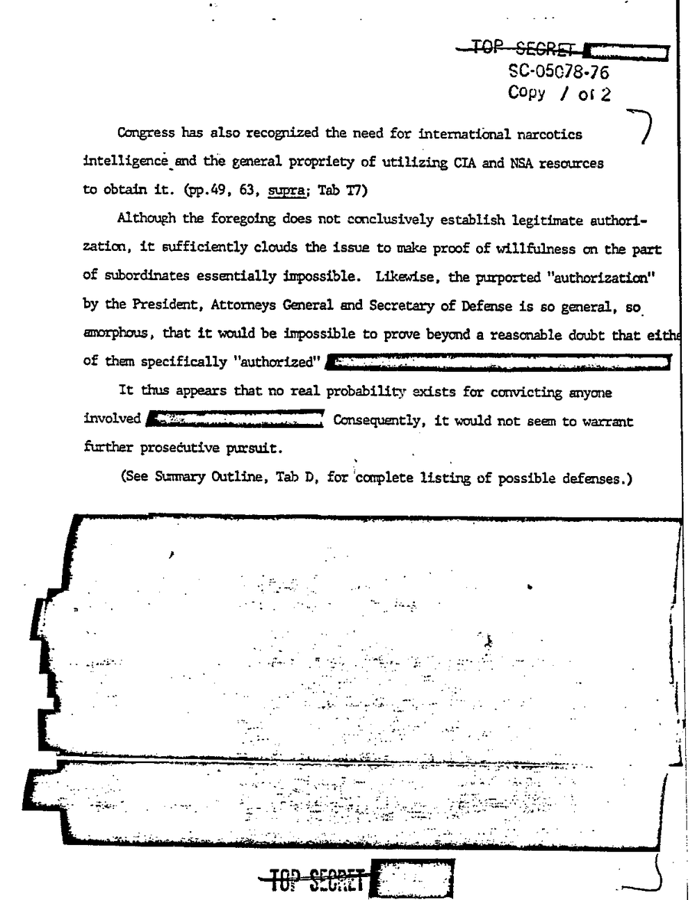 Page 165 from Report on Inquiry Into CIA Related Electronic Surveillance Activities