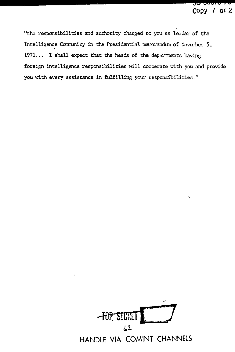 Page 70 from Report on Inquiry Into CIA Related Electronic Surveillance Activities
