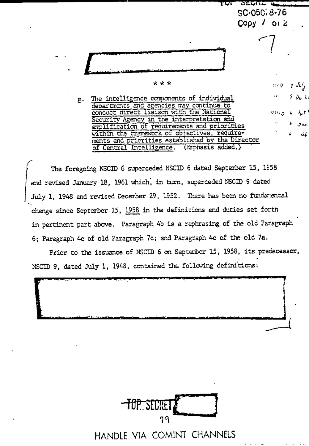 Page 87 from Report on Inquiry Into CIA Related Electronic Surveillance Activities
