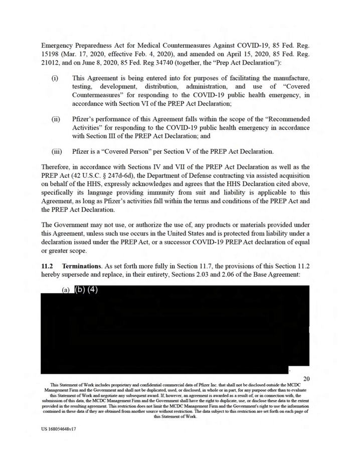 Page 22 of pfizer-vaccinecontract-hhs-tdl