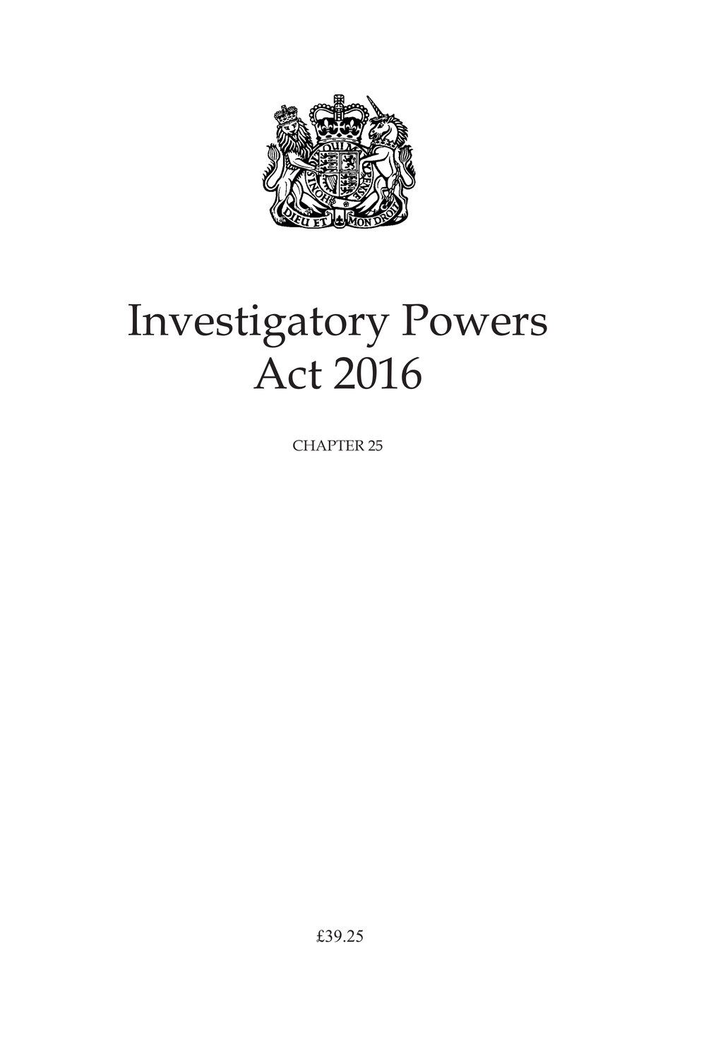 Investigatory Powers Act 2016