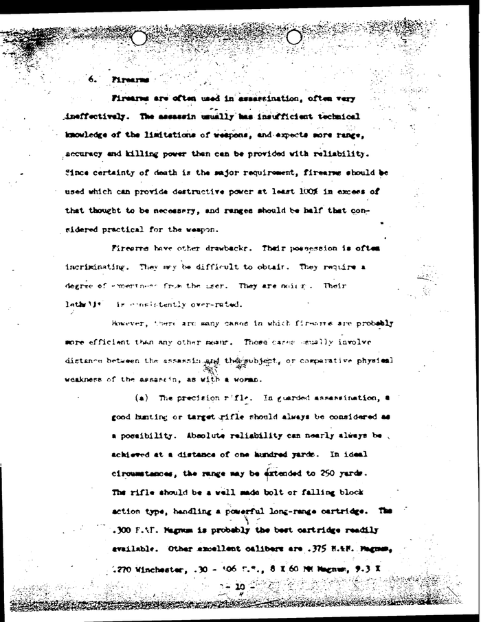 Page 10 of A Study of Assassination - CIA Document