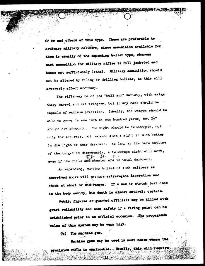 Page 11 of A Study of Assassination - CIA Document