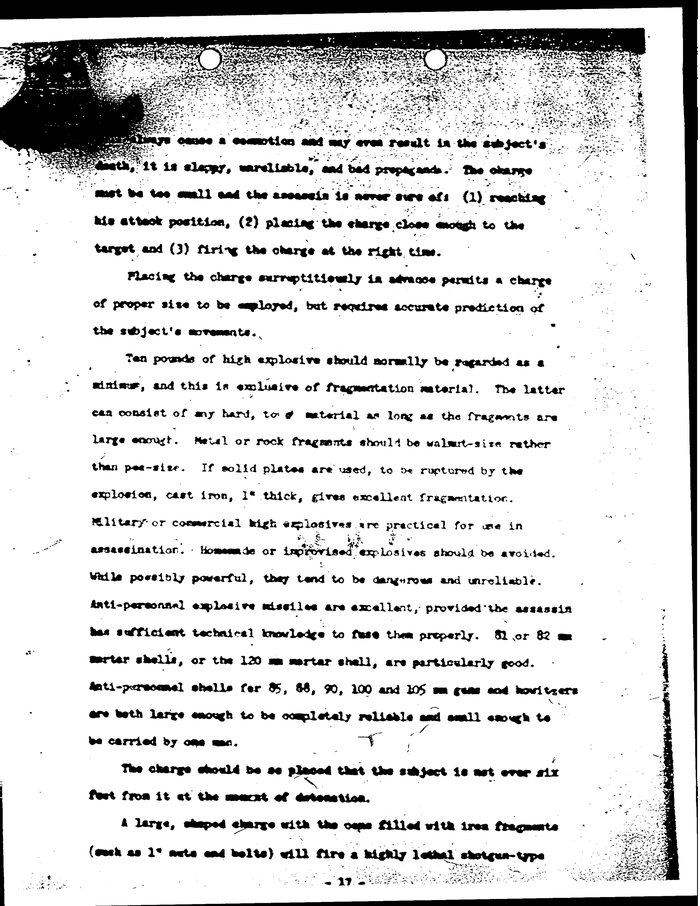 Page 17 of A Study of Assassination - CIA Document