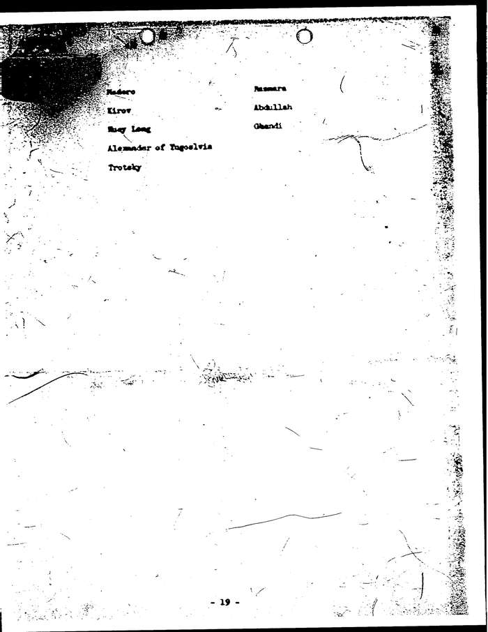 Page 19 of A Study of Assassination - CIA Document