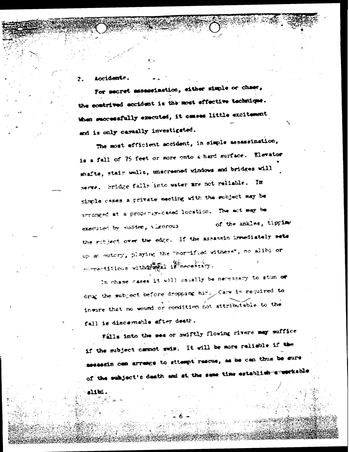 Page 6 of A Study of Assassination - CIA Document