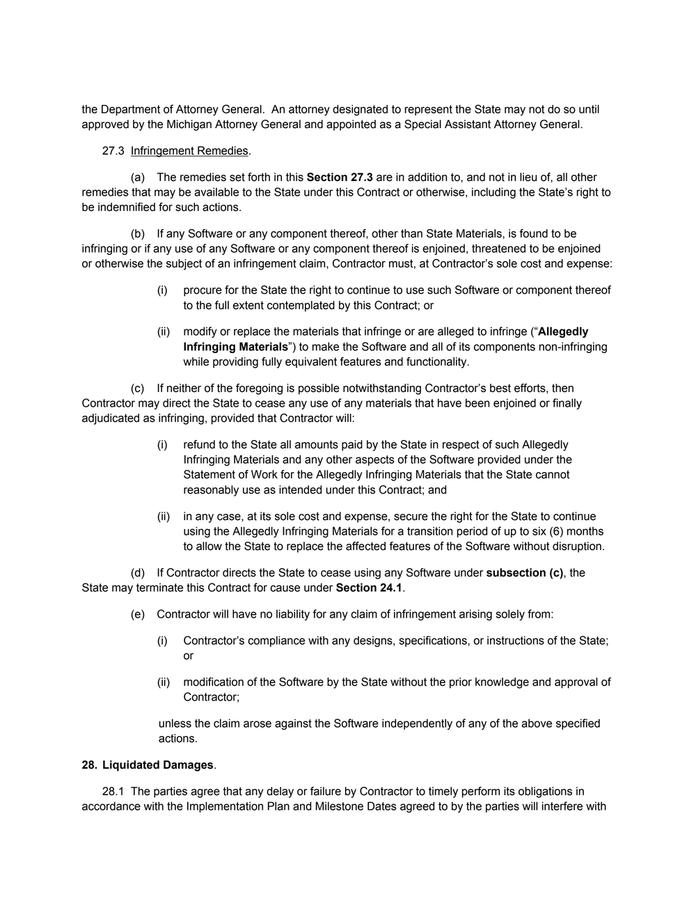 Page 29 from State of Michigan 2020 Kaseware contract
