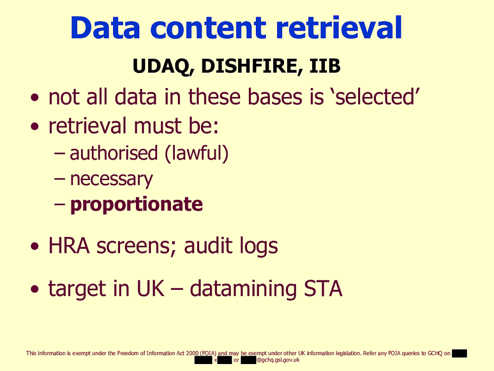 Page 34 from Operational Legalities – GCHQ Powerpoint Presentation