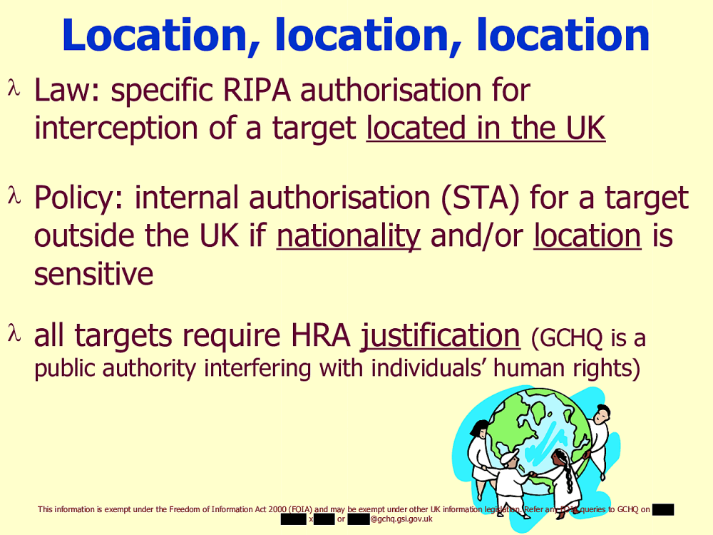 Page 41 from Operational Legalities – GCHQ Powerpoint Presentation